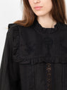 Jardin Blouse Black from Skall Studio at Couverture & The Garbstore
model detail