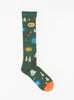  Boreal Knee High Socks in Inuit Forest from Bonne Maison at Couverture & The Garbstore
Front 