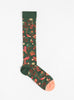  La Cueullette Knee High Socks in Grape Forest from Bonne Maison at Couverture & The Garbstore
Front 