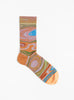  Le Bois Socks in Caramel Camouflage from Bonne Maison at Couverture & The Garbstore
Front 