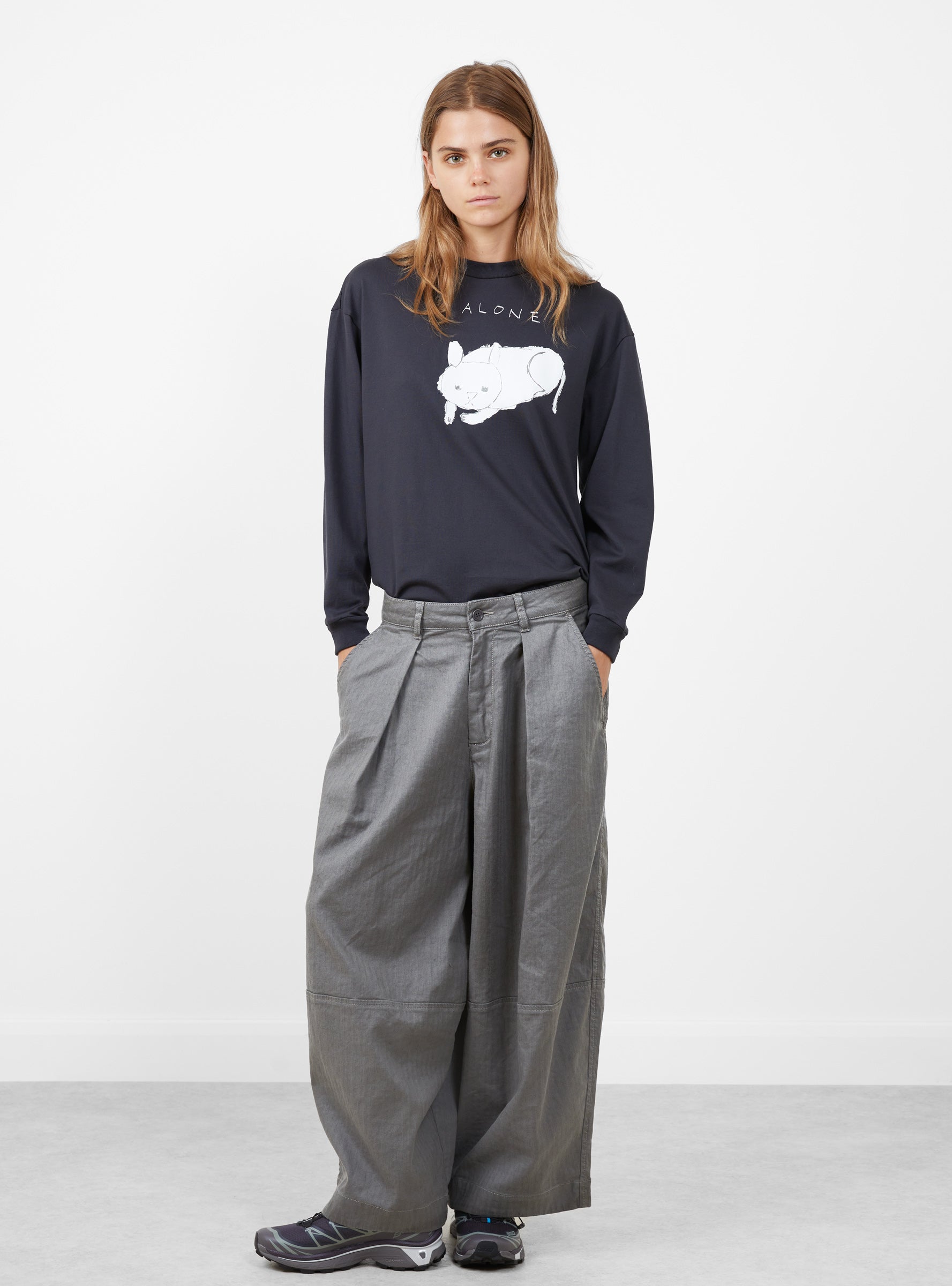 Deadbeat Trouser Grey by YMC | Couverture & The Garbstore