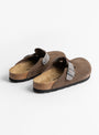 Boston Suede Concrete Grey by Birkenstocks at Couverture & The Garbstore Back