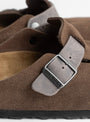 Boston Suede Concrete Grey by Birkenstocks at Couverture & The Garbstore Detail