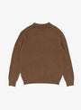 Knit Polo 9G Brown by Beams Plus at Couverture & The Garbstore Back