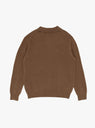 Knit Polo 9G Brown by Beams Plus at Couverture & The Garbstore Back