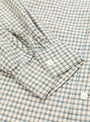Open B.D. Shirt Dobby Plaid Shirt White by Beams Plus at Couverture & The Garbstore Sleeve