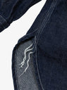8oz Work Shirt One Wash Denim by Beams Plus at Couverture & The Garbstore Seam
