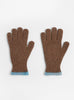 Love My Ribbed Gloves Brown from Howlin' at Couverture & The Garbstore front 