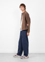 Straight Fit Pants from Gramicci arrive in Navy at Couverture & The Garbstore Model Side