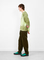 Corduroy Gramicci Pant Olive from gramicci at Couverture & The Garbstore Model Side 