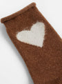 Love Cashmere Crew Sock Brown from Hansel from Basel at Couverture & The Garbstore 
Detail 