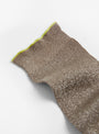 Lumiesta Lettuce Cuff Crew Socks Pewter