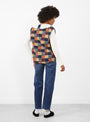 The Jacquard Boa Pullover Vest in Multi from Beams Boy at Couverture & The Garbstore
model back