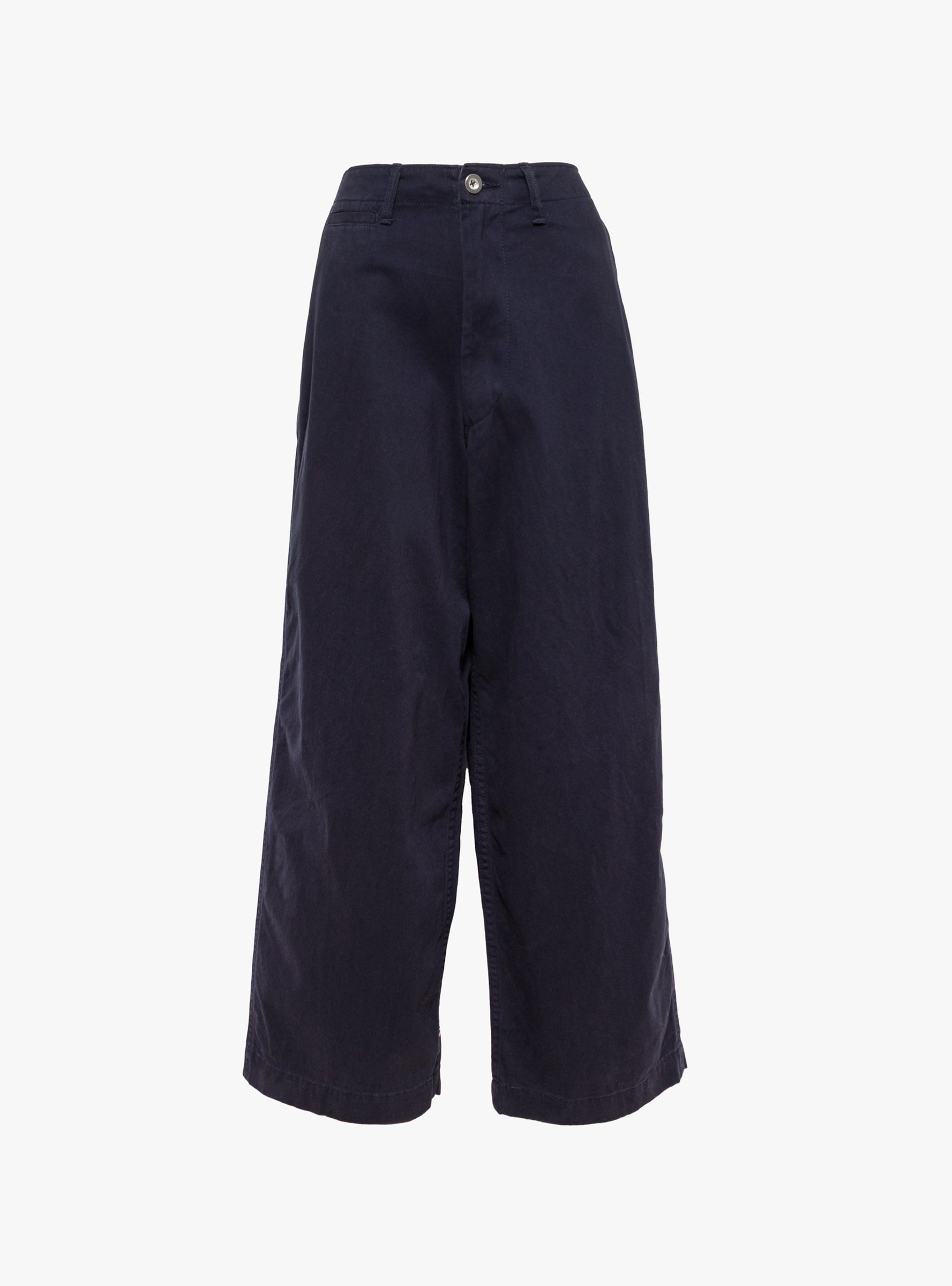 Wide Chino Pants Navy by BEAMS BOY | Couverture & The Garbstore