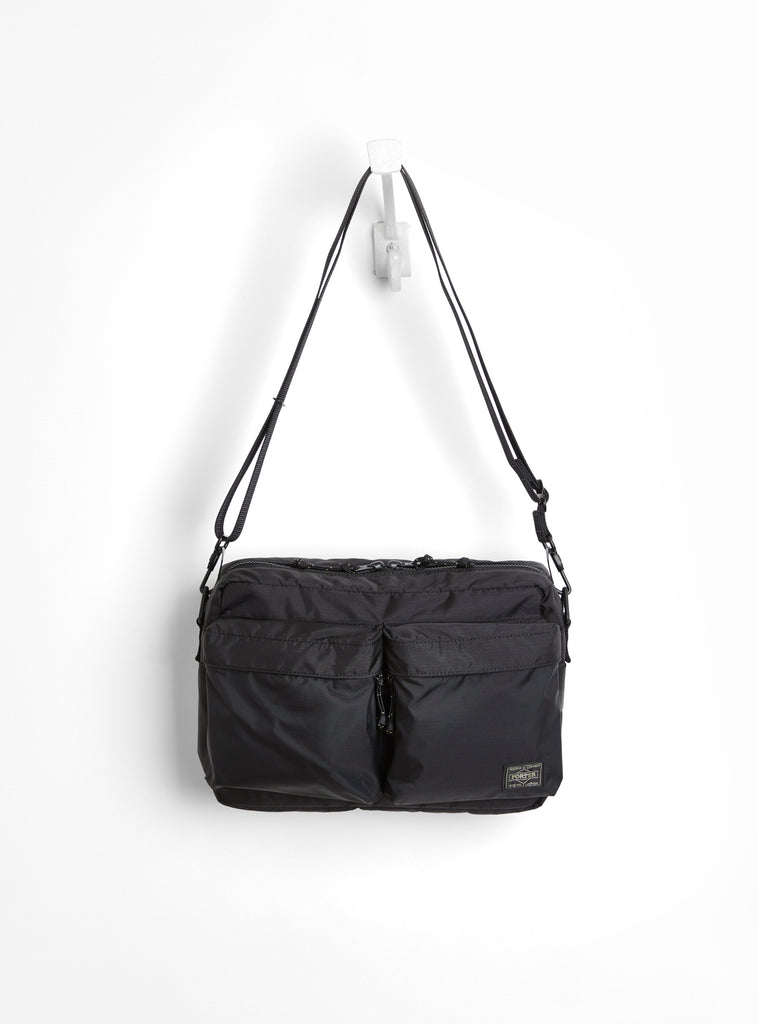 Force Shoulder Bag S Black by Porter Yoshida & Co. at Couverture & The Garbstore Main