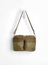 Force Shoulder Bag S Olive Drab by Porter Yoshida & Co. at Couverture & The Garbstore Main