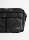 Bio-Nylon TANKER Sling Bag Black by Porter Yoshida & Co. at Couverture & The Garbstore Detail