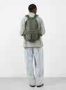 Bio-Nylon Tanker Daypack L Sage Green by Porter Yoshida & Co. at Couverture & The Garbstore Model