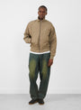 Insulated Bomber Khaki from Dime at Couverture & The Garbstore Model
front 