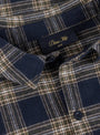 Plaid Flannel Shirt Navy from Dime at Couverture & The Garbstore
collar