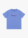 Cursive Cloud T-Shirt Light Indigo from Dime at Couverture & The Garbstore
front 