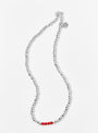 Edition 2 Necklace Red & White from Gottlob at Couverture 
Front 