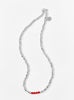 Edition 2 Necklace Red & White from Gottlob at Couverture 
Front 