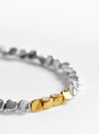 Edition 8 Bracelet Silver & Gold from Gottlob at Couverture & The Garbstore
Front detail 