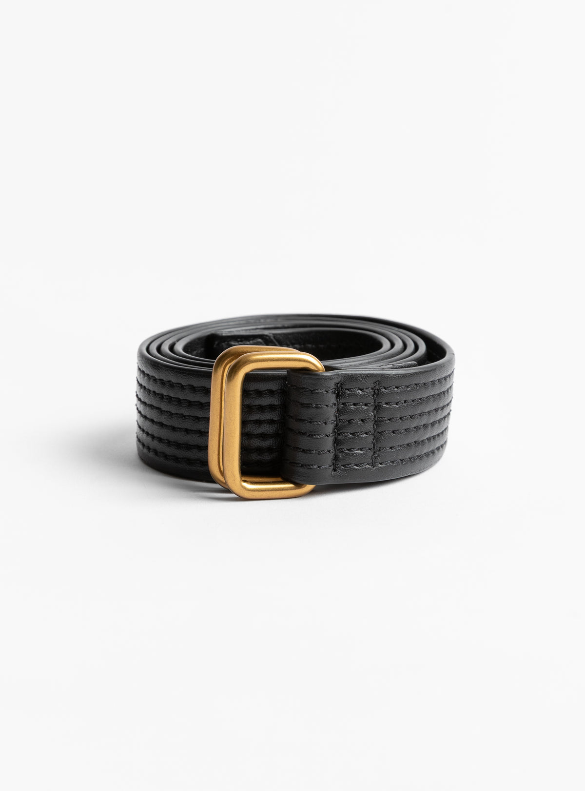 Fiora Leather Belt Black by Soeur | Couverture & The 