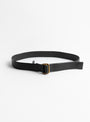 Fiora Leather Belt Black by Soeur at Couverture & The Garbstore Main