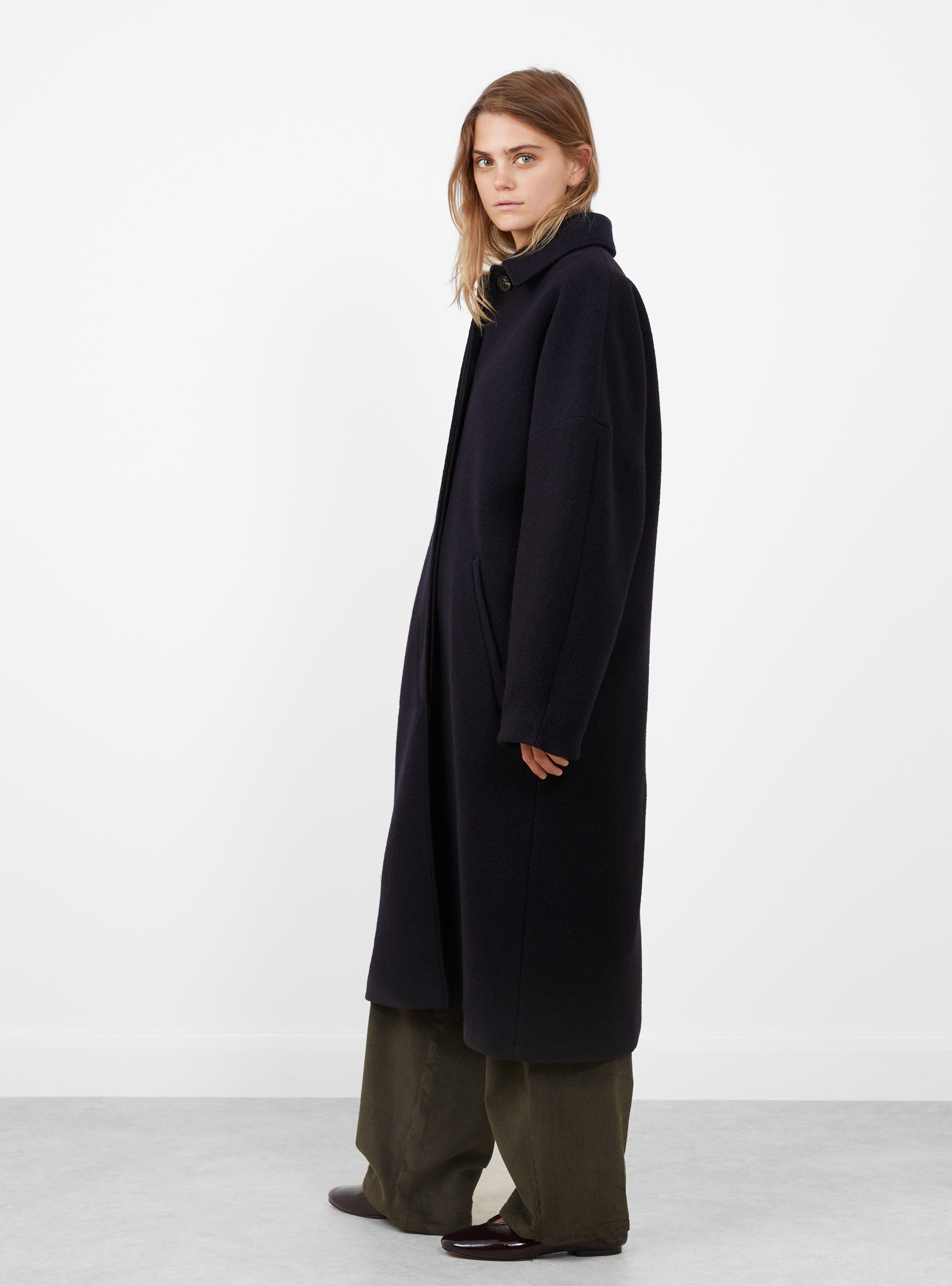 Guilhem Coat Deep Navy by Soeur | Couverture & The Garbstore
