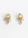 Two Tone Colonna Earrings in Silver and Gold by Laura Lombardi at Couverture and The Garbstore
ghost