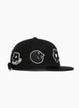 The Monogram P Cap from Pawa Speed Sports black at Couverture & The Garbstore
side 