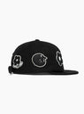 The Monogram P Cap from Pawa Speed Sports black at Couverture & The Garbstore
side 