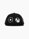 The Monogram P Cap from Pawa Speed Sports black at Couverture & The Garbstore
front 