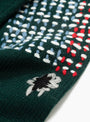 Argyle Cardigan Dark Green from Rice Nine Ten at Couverture & The Garbstore
patch 