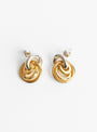 Two Tone Aria Earrings in Silver and Gold by Laura Lombardi at Couverture and The Garbstore
ghost