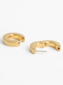 The Persa Earrings from Laura Lombardi in Gold at Couverture and the Garbstore
clasp
