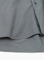 The Garment-Dye Over Shirt in Blue Grey from Still By Hand at Couverture & The Garbstore
detail 