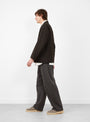 The Relaxed 2B Jacket Dark Brown from Still By Hand at Couverture & The Garbstore Model Side 