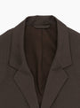 The Relaxed 2B Jacket Dark Brown from Still By Hand at Couverture & The Garbstore
detail 