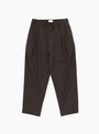 The Relaxed 2 Tuck Pants Dark Brown from Still By Hand at Couverture & The Garbstore
Front
