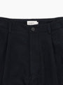 The W/N Wide Pants Black Navy from Still By Hand at Couverture & The Garbstore
button