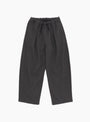 The Cotton Jersey Wide Pants Brown Charcoal from Still By Hand at Couverture & The Garbstore
Front 