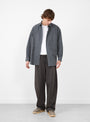 The Cotton Jersey Wide Pants Brown Charcoal from Still By Hand at Couverture & The Garbstore Model
Front 