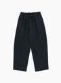Cotton Jersey Wide Pants Dark Navy by Still by Hand at Couverture & The Garbstore Front