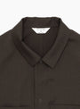 Double Pocket Shirt Jacket Dark Brown at Still By Hand at Couverture & The Garbstore
detail 