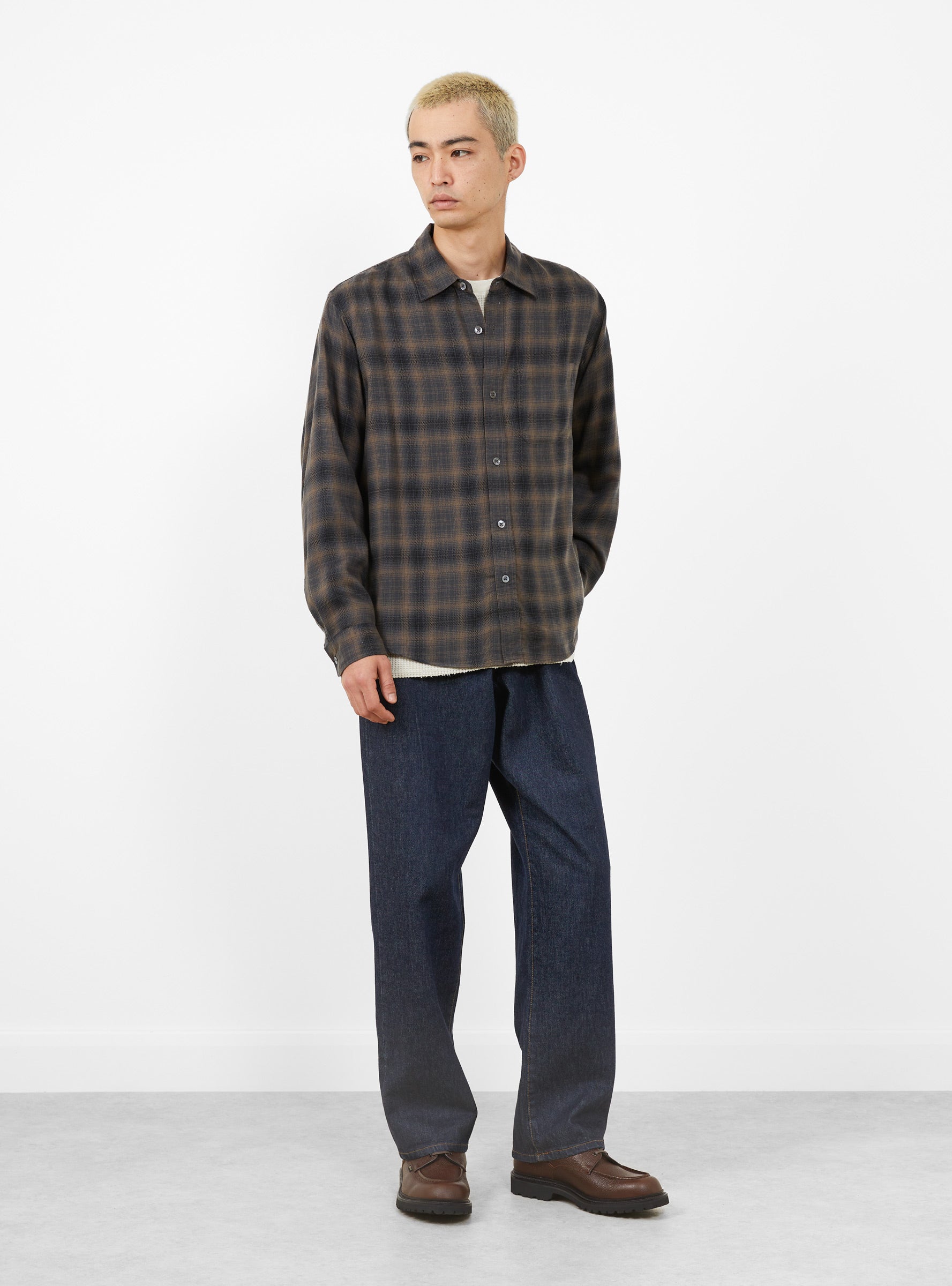Matthew Plaid Shirt Brown by Stüssy | Couverture & The Garbstore