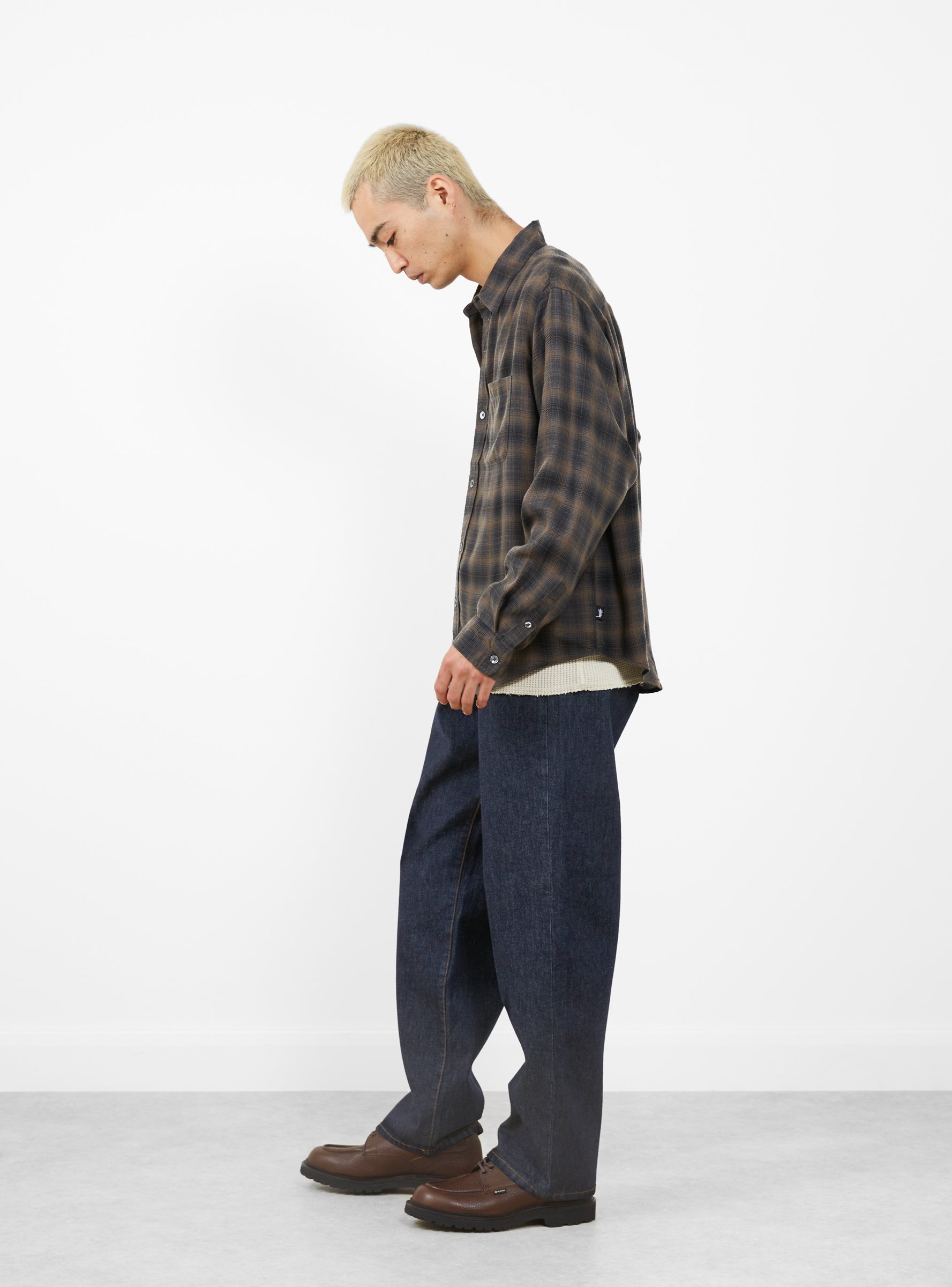 Matthew Plaid Shirt Brown by Stüssy | Couverture & The Garbstore