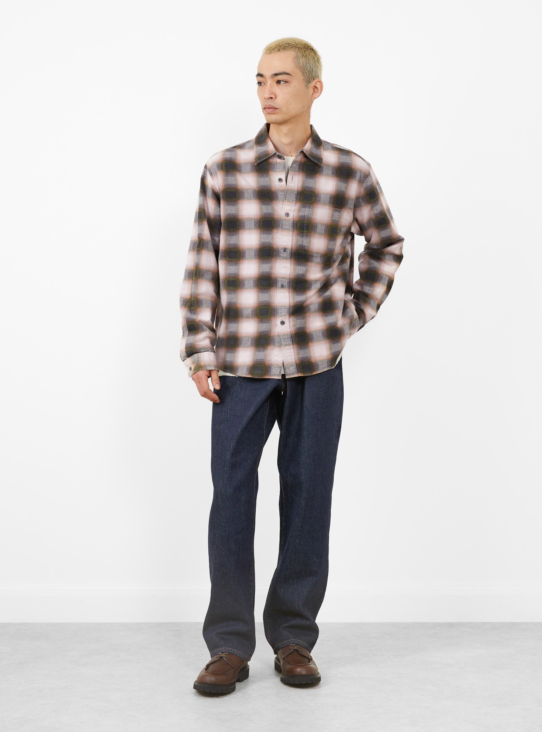 June Plaid Shirt Rose by Stüssy | Couverture & The Garbstore